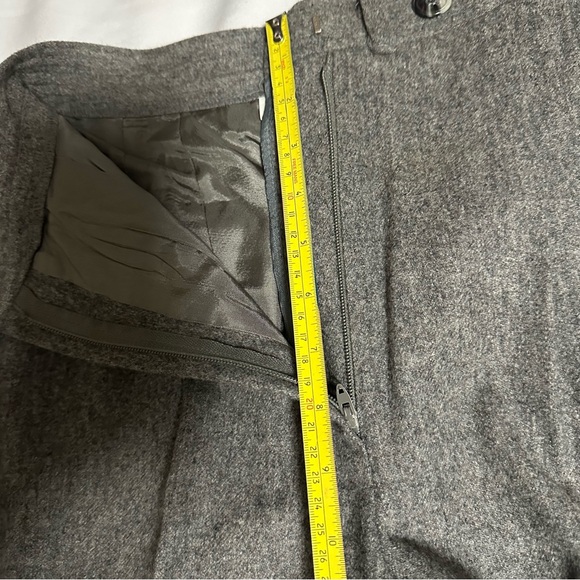 Evan Picone Gray Trousers size 4 80% wool - Picture 6 of 16